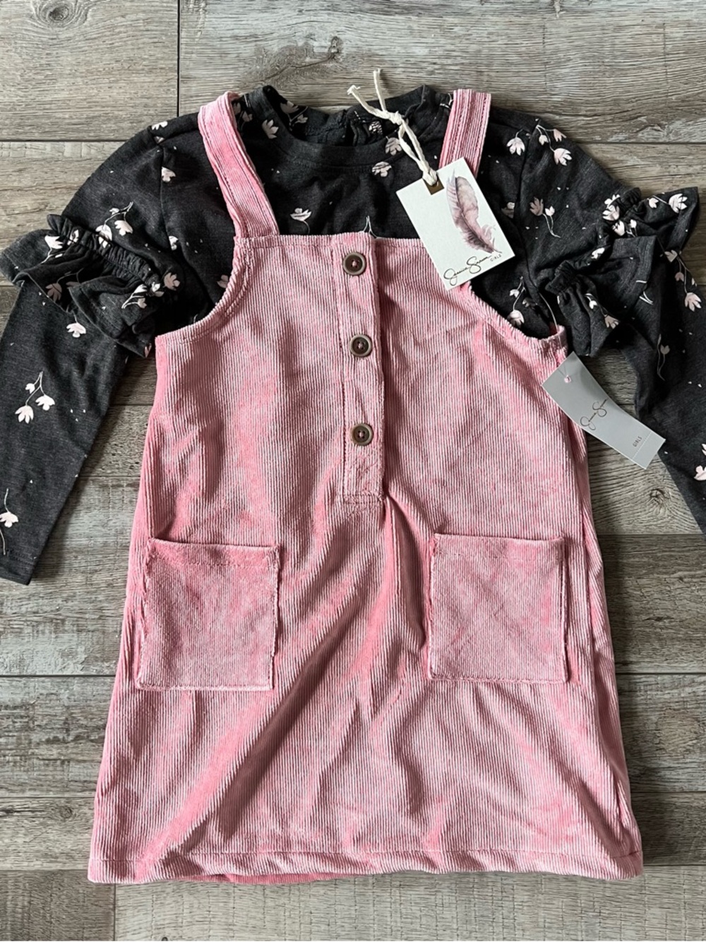 NWT Jessica Simpson Corduroy Skirtall Set Size 3T